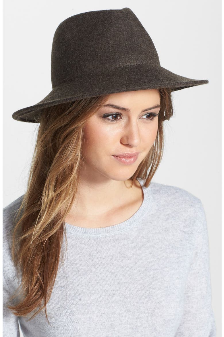 Felt Panama Hat, Main, color, MAPLE BROWN