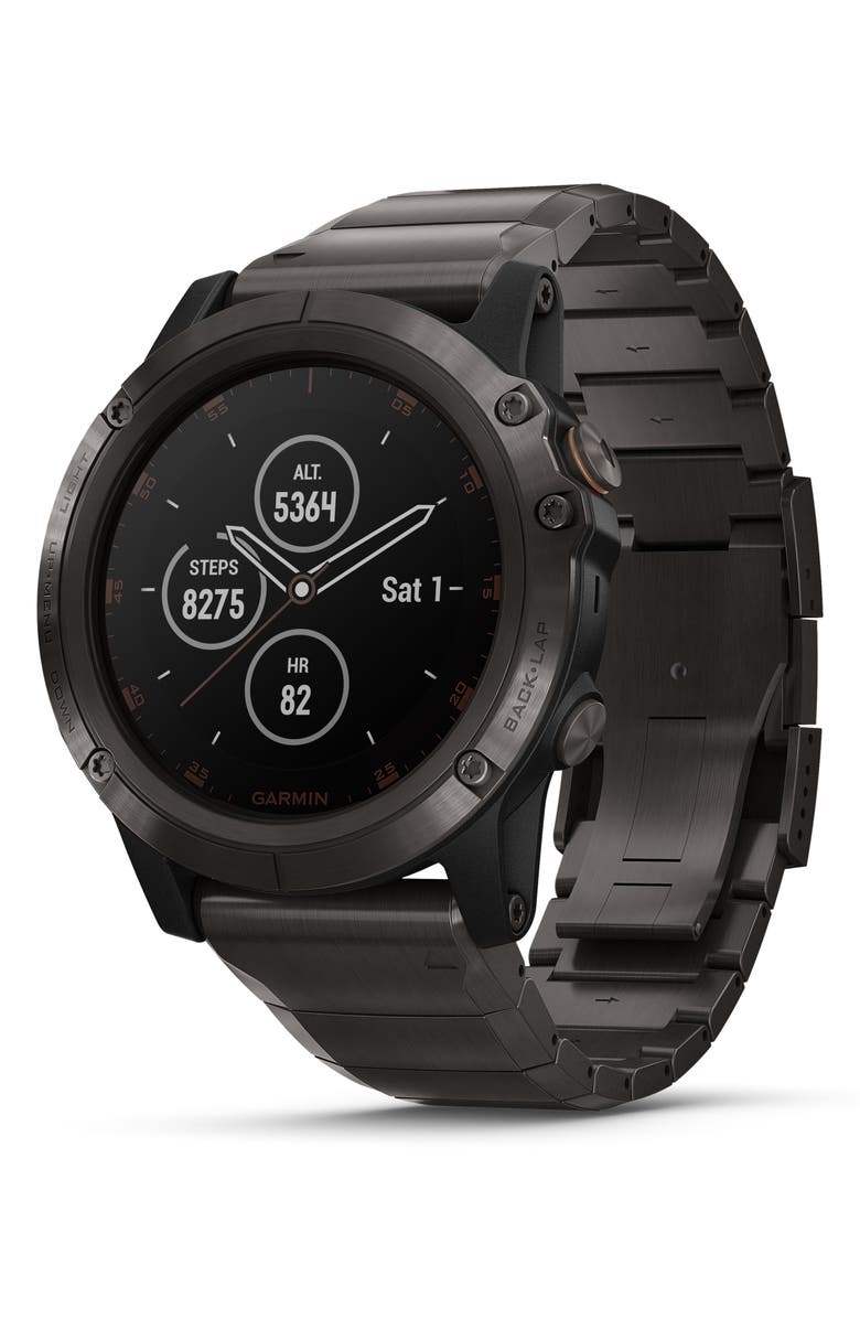 Garmin fenix<sup>®</sup> 5X Plus Sapphire Premium Multisport GPS Watch, 51mm, Main, color, 