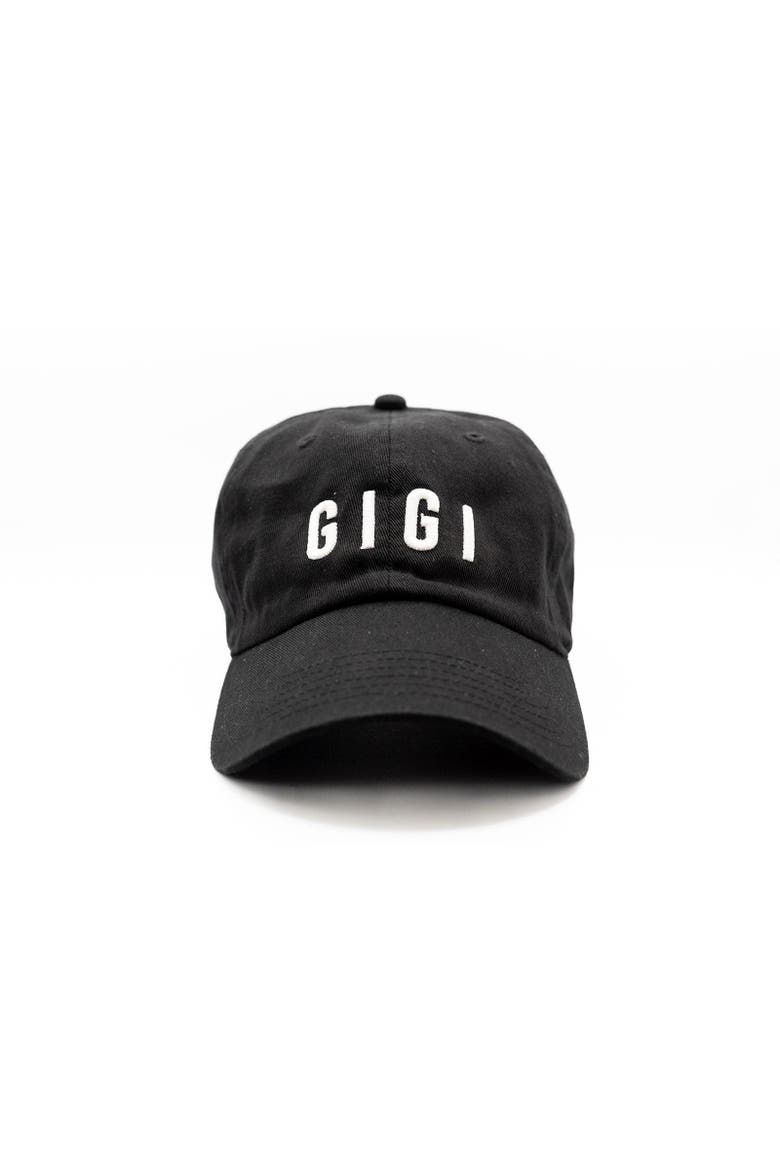 Gigi Baseball Hat, Main, color, Black
