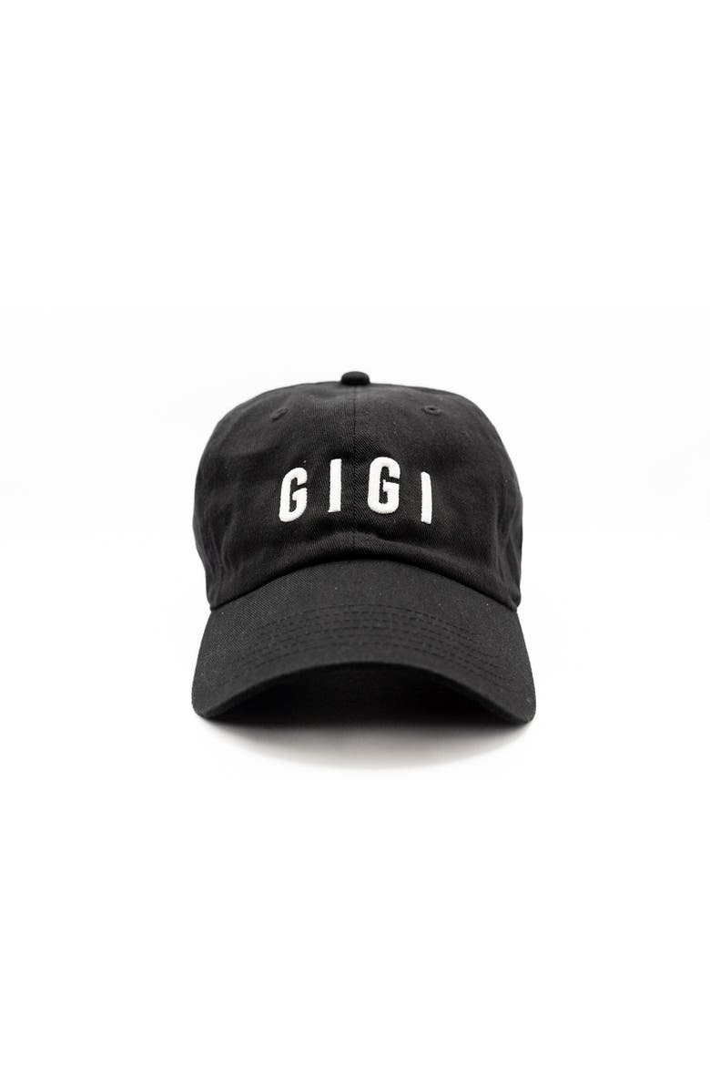 Rey To Z Gigi Baseball Hat, Main, color, Black