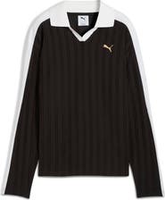 PUMA T7 Relaxed Long Sleeve Polo