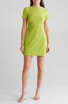 TASH AND SOPHIE Jersey Sheath Minidress