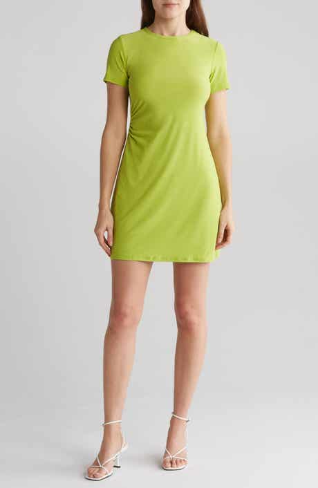 TASH AND SOPHIE Jersey Sheath Minidress