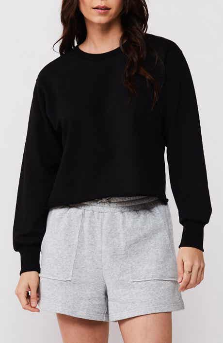 Rolene Cotton Crop Sweatshirt