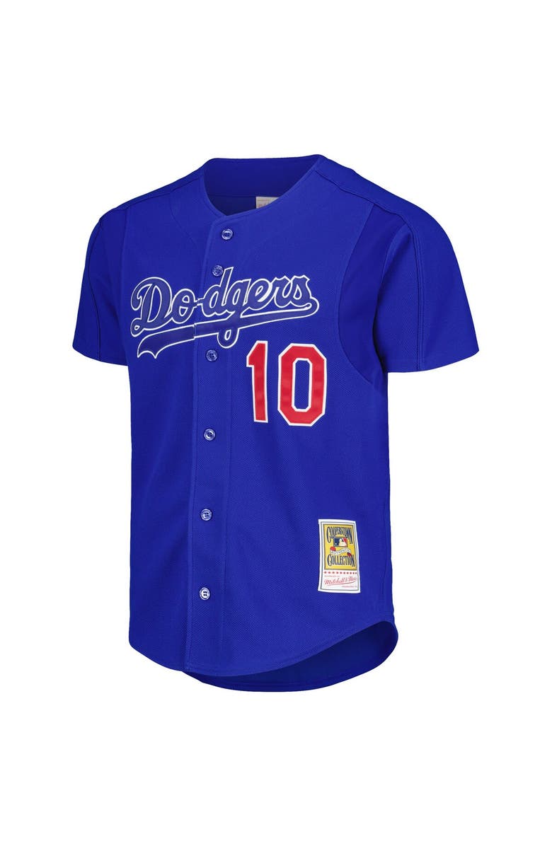 Mitchell & Ness Men's Mitchell & Ness Hideo Nomo Royal Los Angeles Dodgers Cooperstown Collection 2004 Batting Practice Jersey, Alternate, color, 