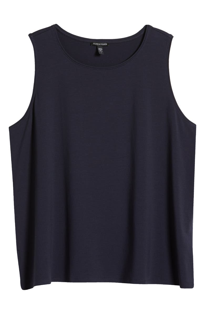 Eileen Fisher Jewel Neck Sleeveless Shell, Alternate, color, 
