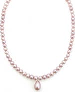 Leni James The Aura Pink Pearl Necklace