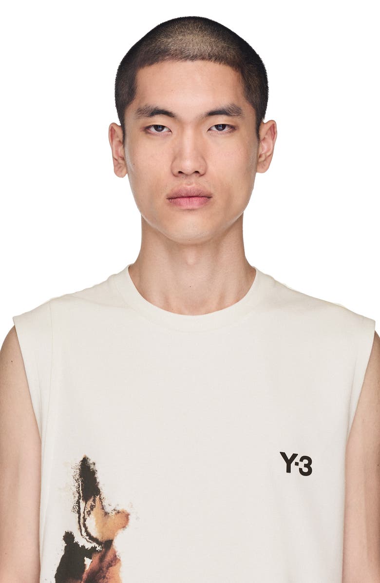 adidas Y-3 Climacool Graphic Tank, Alternate, color, Orbit Grey