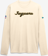 Nike Men's Nike Natural Jacksonville Jaguars 2026 Rivalries Collection Sideline Legend Long Sleeve T-Shirt