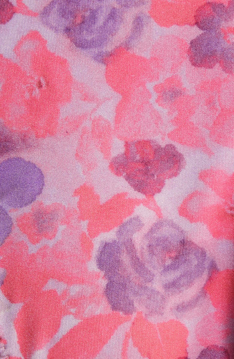 PacSun Dana Shine Bikini Top, Alternate, color, Pink/ Purple Floral