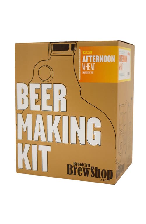Brooklyn Brew Shop 'afternoon Wheat' One-gallon Beer Making Kit In Brown