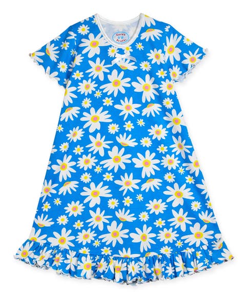 Short Sleeve Ruffle Nightgown (Toddler, Little Kid & Big Kid)