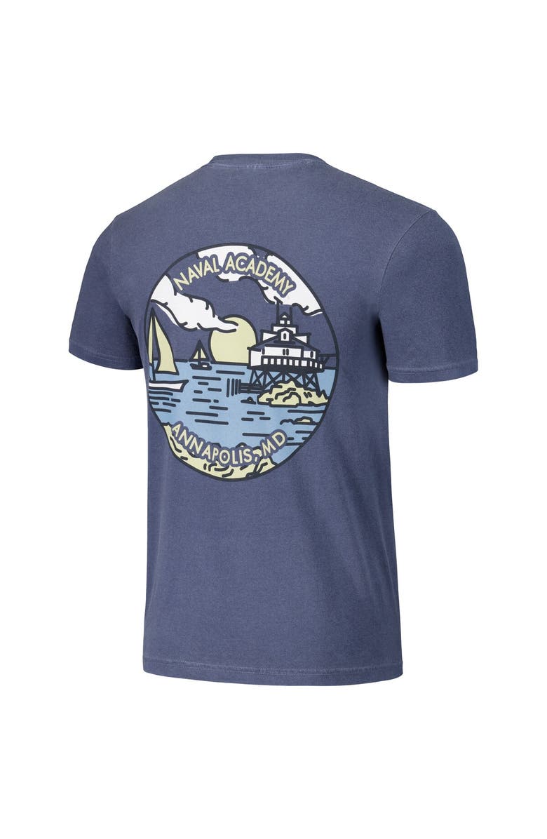 IMAGE ONE Unisex Navy Navy Midshipmen Scenic Comfort Colors T-Shirt, Alternate, color, 