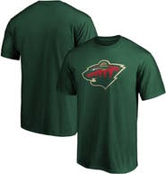 FANATICS Men's Fanatics Branded Green Minnesota Wild Team Primary Logo T-Shirt
