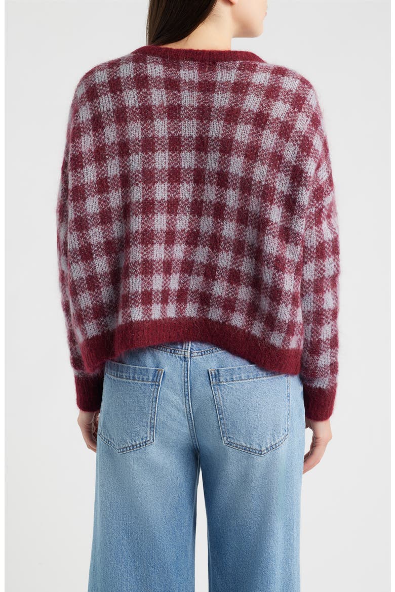 Aomori Cardigan, Alternate, color, BORDEAUX
