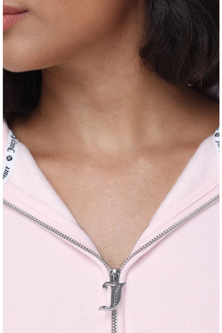 Cropped Bubble Fleece Hoodie, Alternate, color, SOFT GLOW