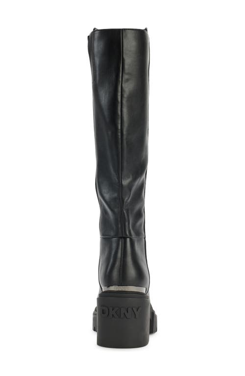 Dkny Tinsley Thigh High Boot In Black