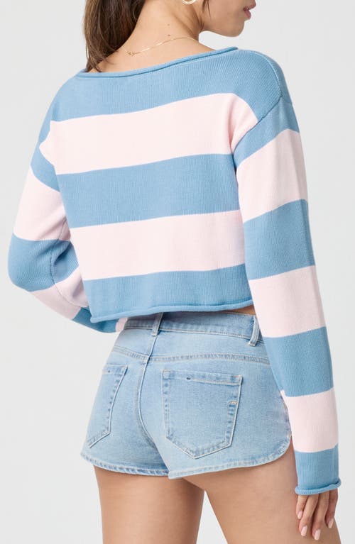 Florence By Mills Cotton Blend Crop Rugby Sweater