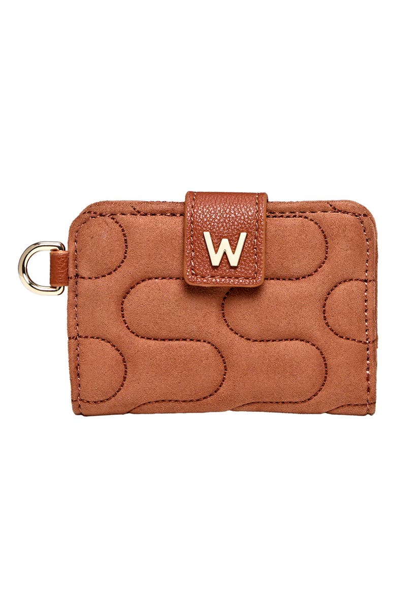 WOLF Mimi Swirl Card Case, Alternate, color, Nutshell Brown