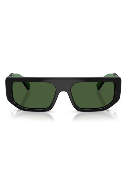 56mm Rectangular Sunglasses