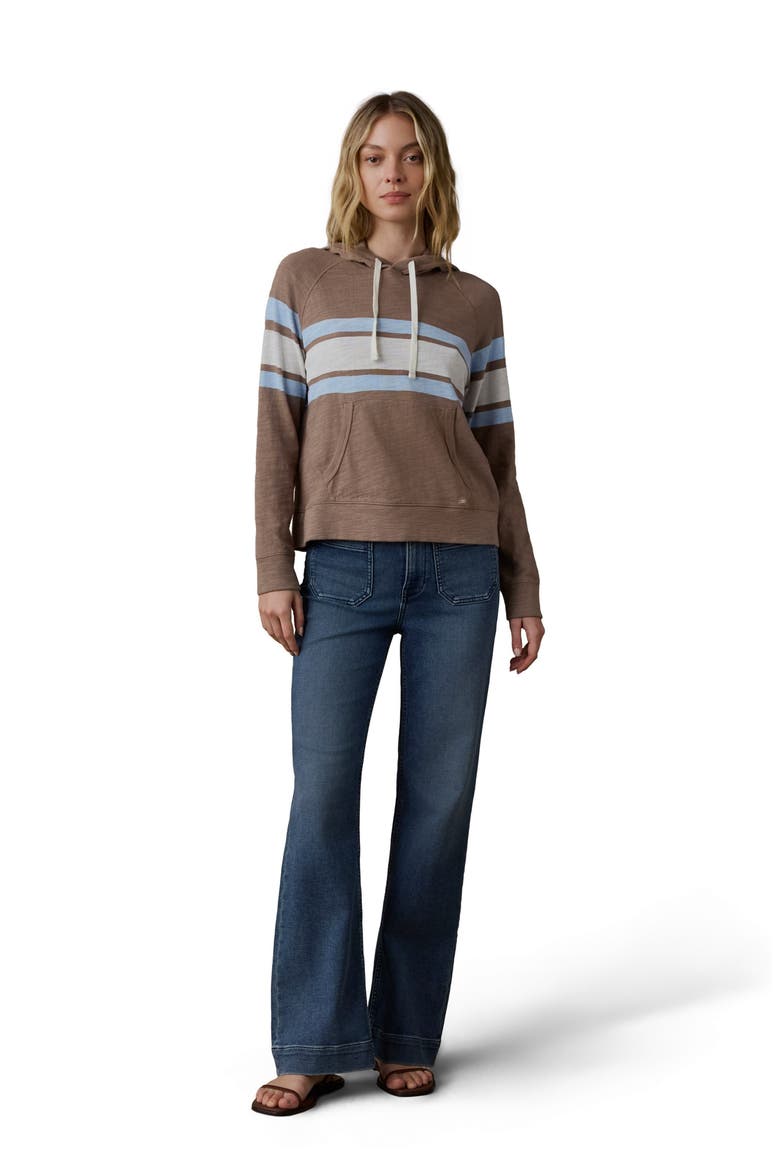 Sunwashed Slub Organic Cotton Hoodie, Alternate, color, MOUNTAIN STRIPE