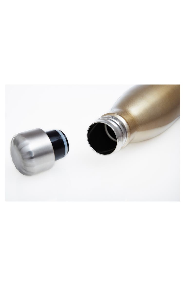 'Sparkling Champagne' Stainless Steel Water Bottle, Alternate, color, GOLD