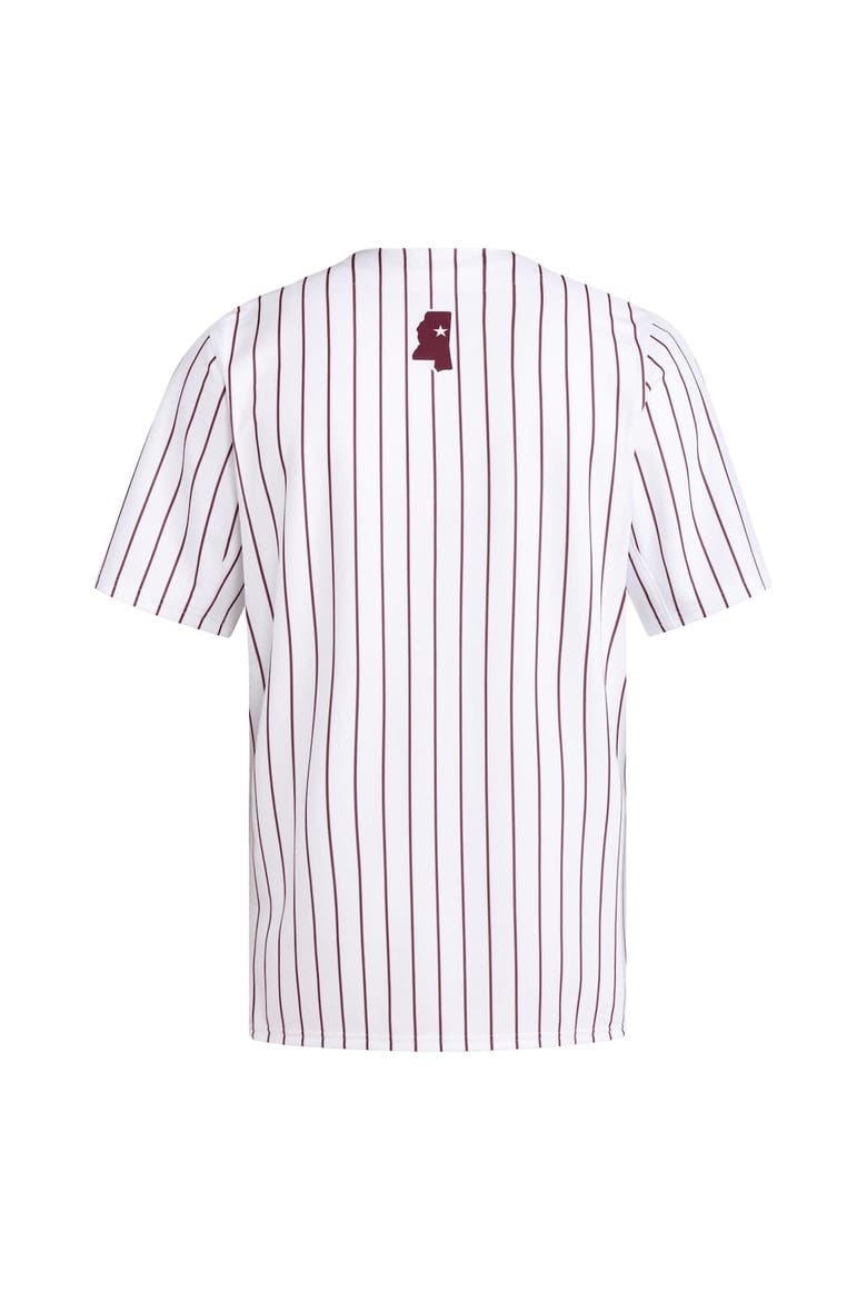 Men's adidas  White Mississippi State Bulldogs Replica Baseball Jersey, Alternate, color, White