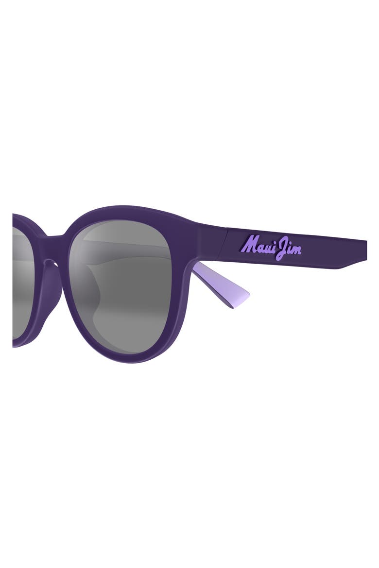 Ihupani AF 53mm PolarizedPlus2® Round Sunglasses, Alternate, color, PURPLE/ NEUTRAL GREY