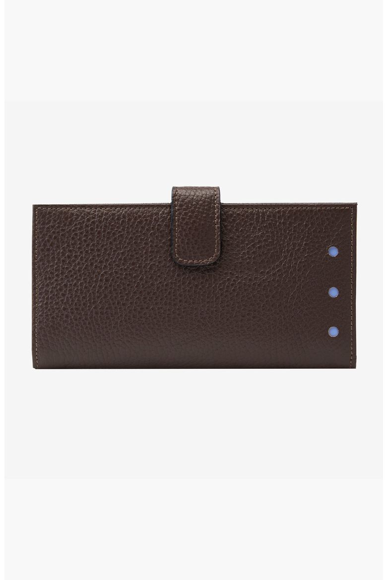 Ascot Long Slim Wallet, Main, color, Espresso