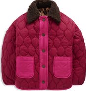 Mini Boden Kids' Reversible Quilted Borg Jacket