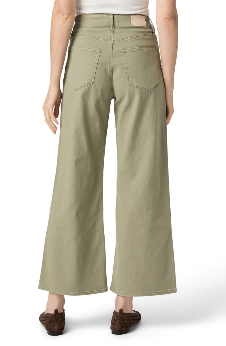 PAIGE Anessa High Waist Wide Leg Utility Jeans, Alternate, color, Vintage Oak Moss