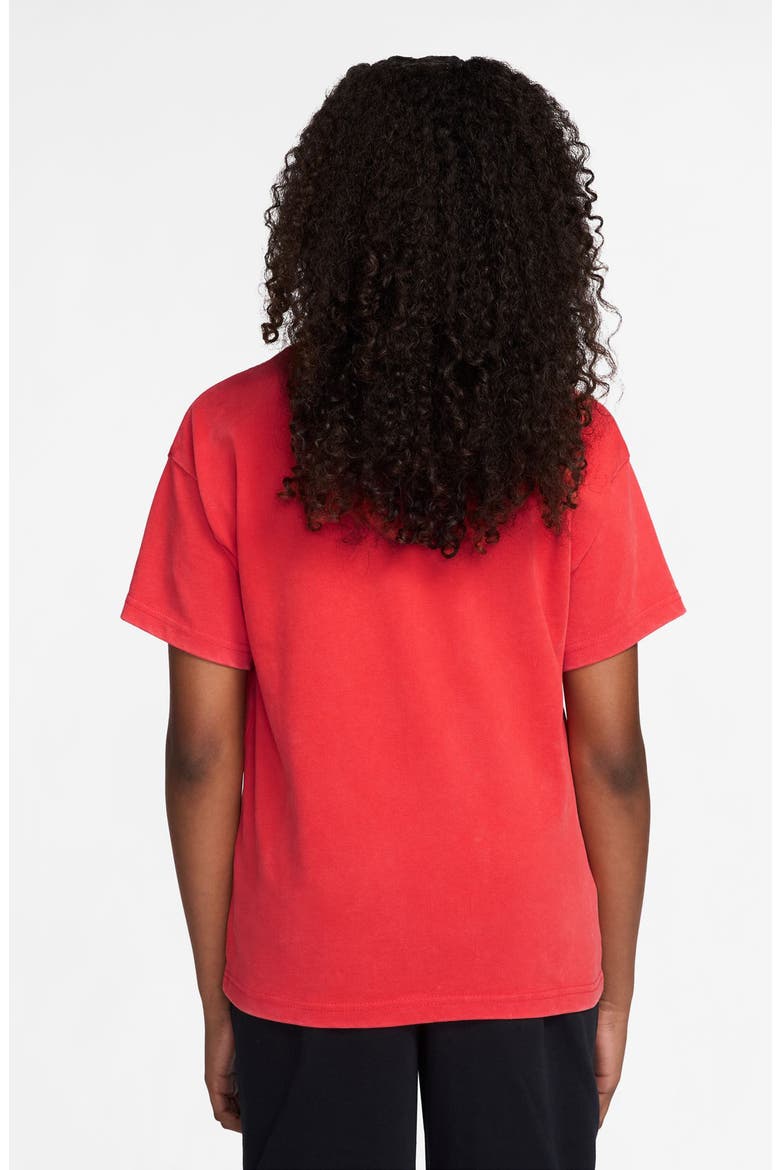 Kids' Sportswear Logo Graphic T-Shirt, Alternate, color, LIGHT CRIMSON