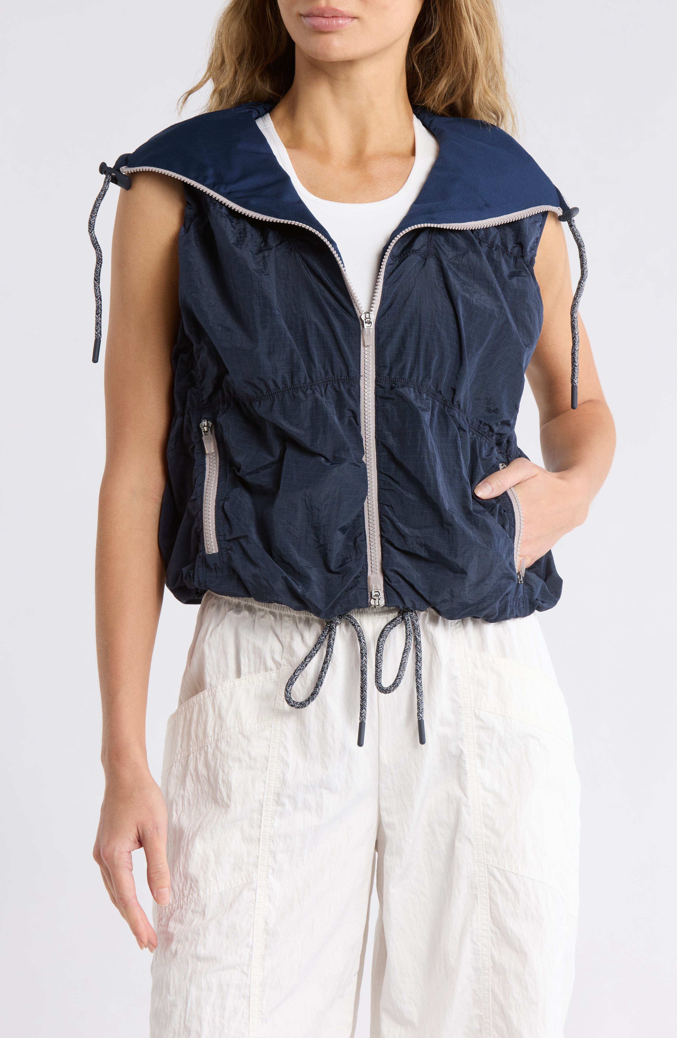 Free People Light Packer Hike Hooded Vest