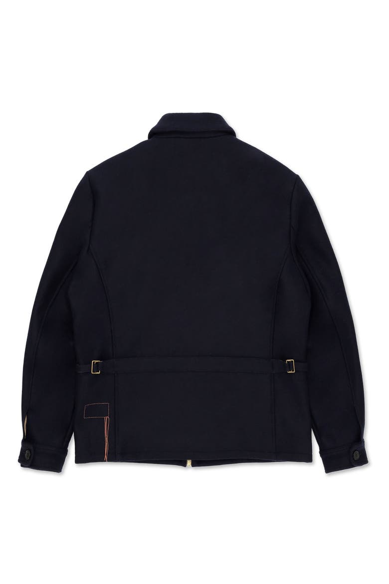 Superfine Wool Zipper Jacket, Alternate, color, Blue