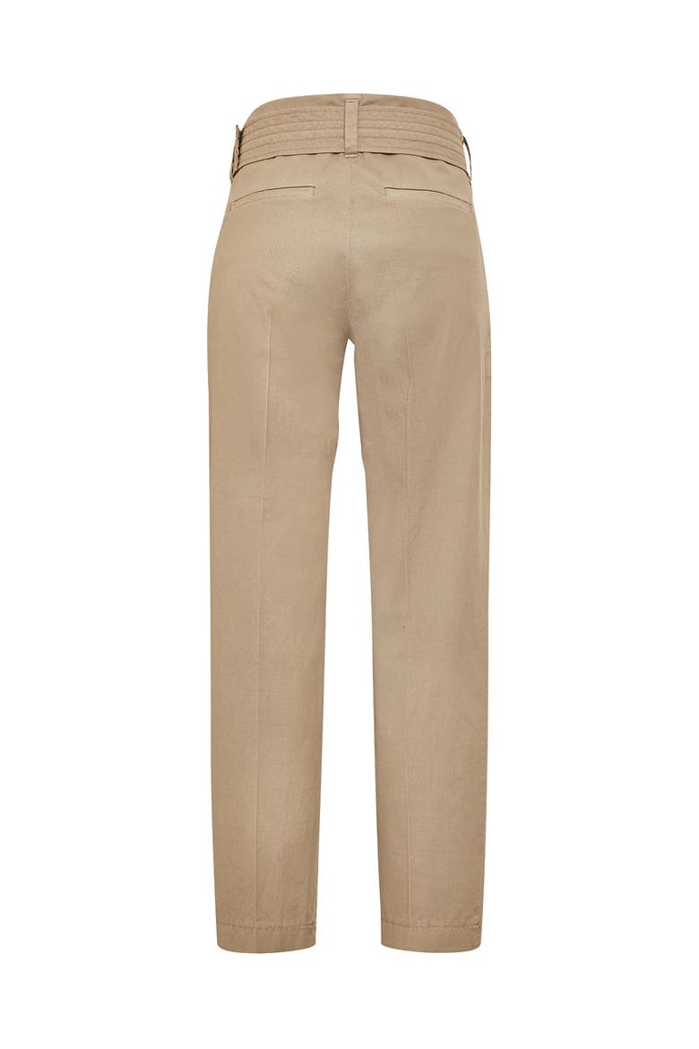 Overlay Detail Pants With Belt, Alternate, color, Stone
