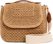 Clare V. Louis Straw Shoulder Bag