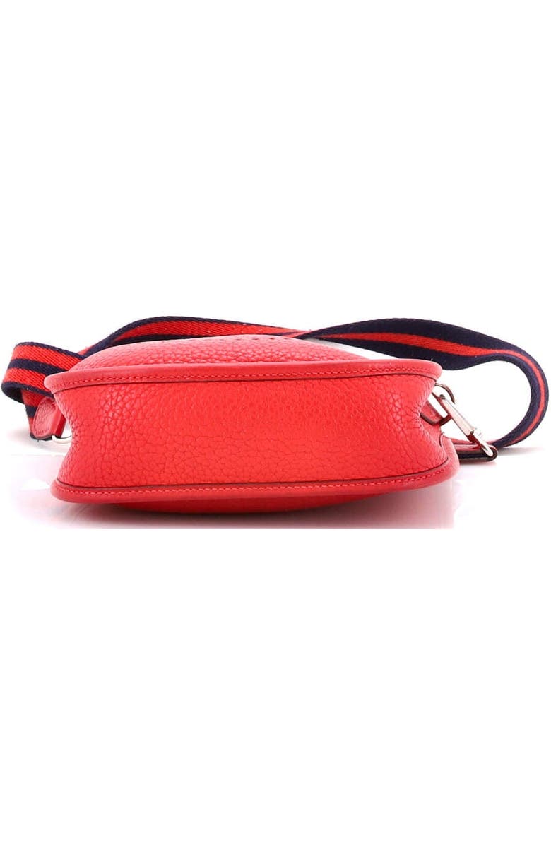 Pre-Owned Hermes Evelyne Bag Gen III Clemence TPM, Alternate, color, Rouge Casaque