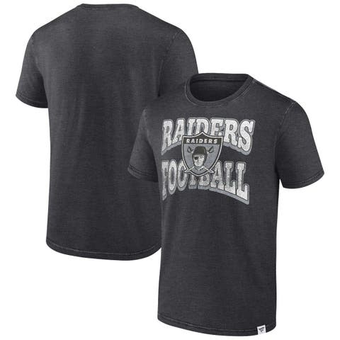 Men's Fanatics Branded Heather Charcoal Las Vegas Raiders Force Out T-Shirt