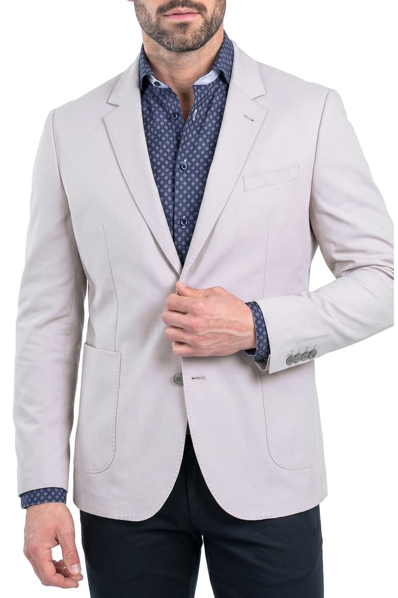 Descartes Unconstructed Sport Coat, Main, color, WHITE