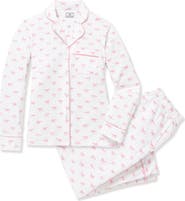 Petite Plume Pima Cotton Jersey Long Pajamas