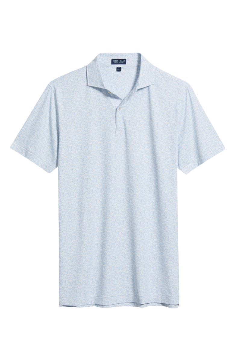 Peter Millar Melody Sea Performance Jersey Golf Polo, Main, color, 