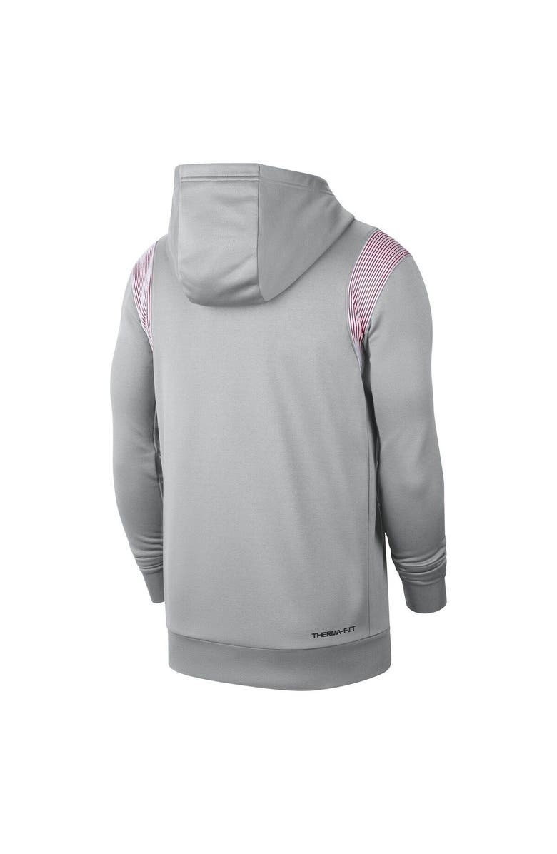Nike Men's Nike Gray Oklahoma Sooners 2022 Game Day Sideline Performance Pullover Hoodie, Alternate, color, Gray