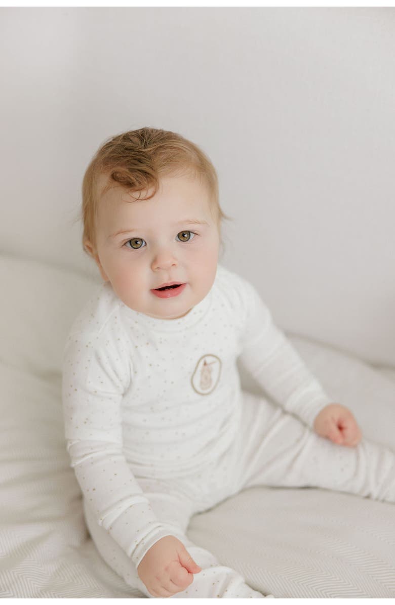 Ely's & Co. Speckled Bunny Collection - Pajamas, Alternate, color, Ivory/Tan