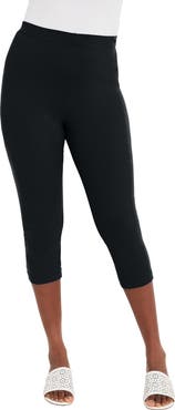 Jessica London Everyday Stretch Cotton Capri Legging