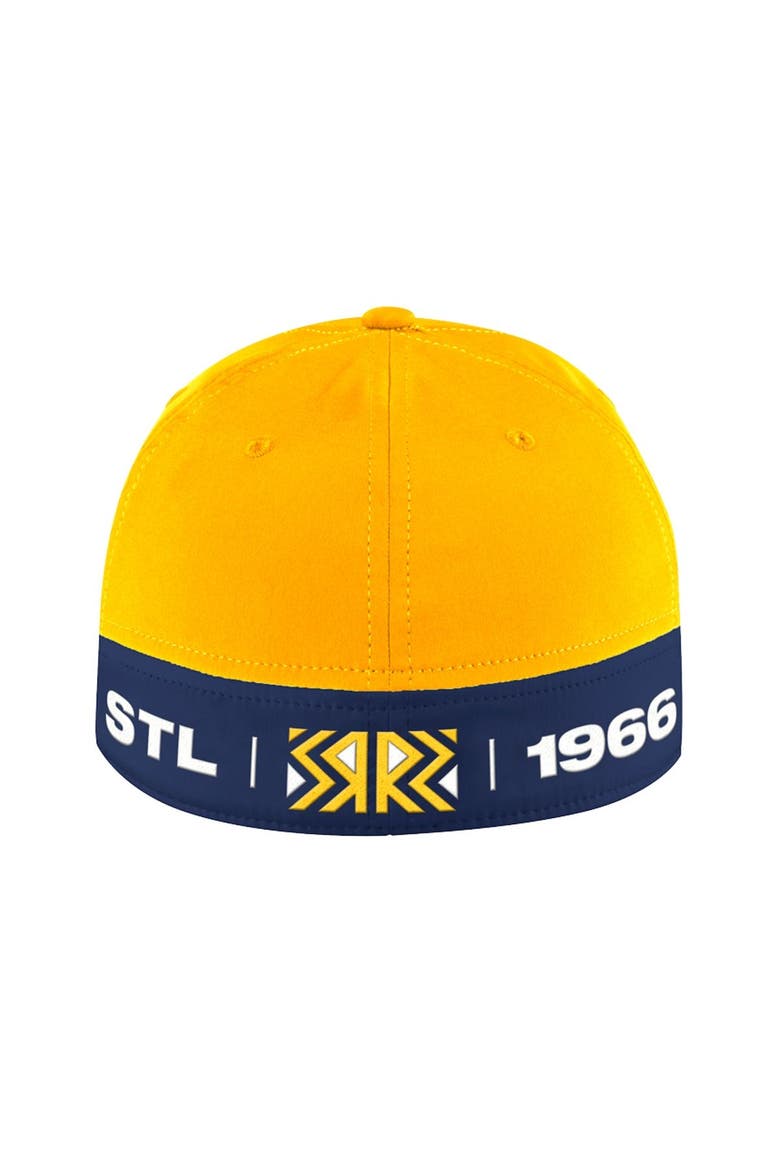 Men's adidas  Yellow St. Louis Blues Reverse Retro 2.0 Flex Fitted Hat, Alternate, color, Yellow