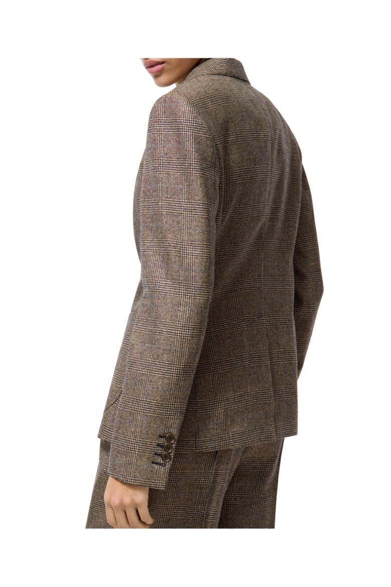 Wool Linen Blend Tailored Jacket, Alternate, color, Soap beige/brown
