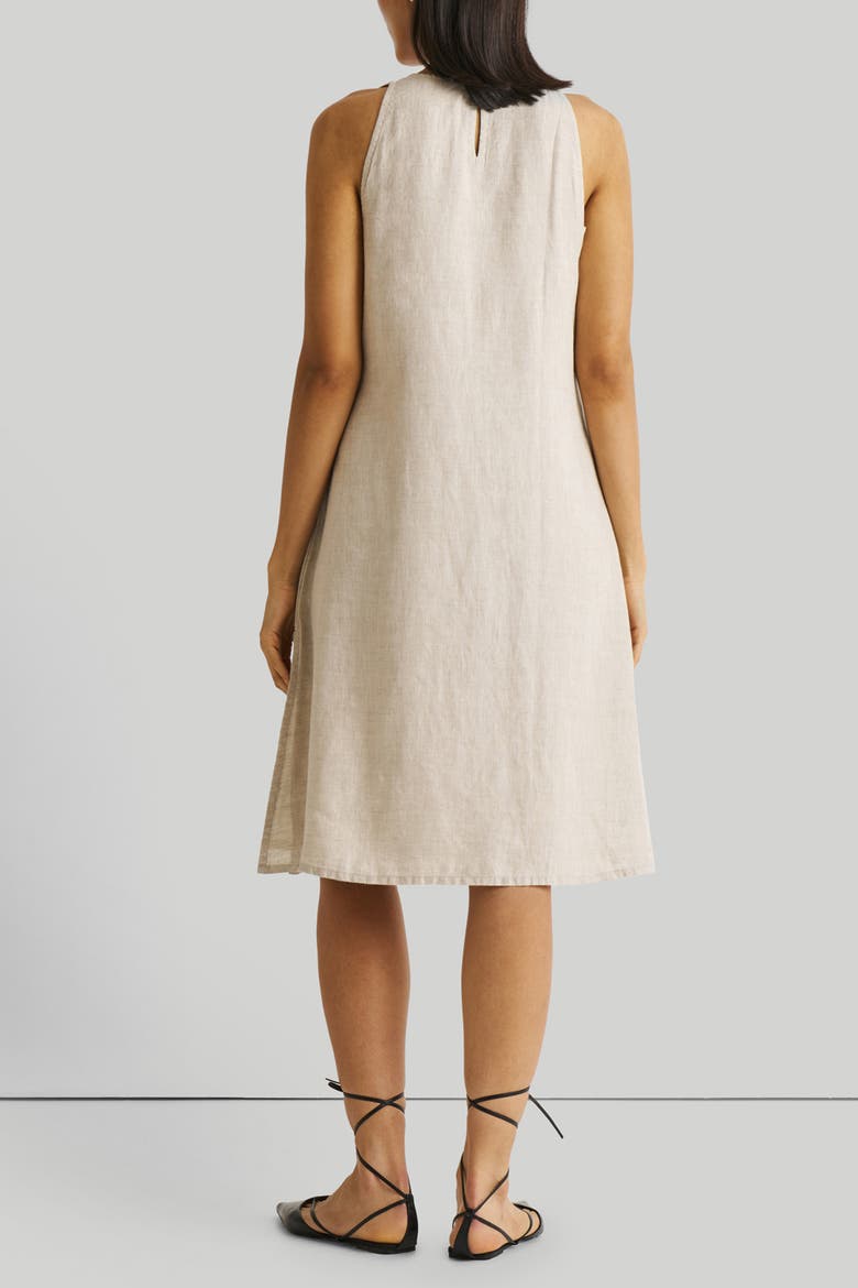 V-Neck Straight Dress, Alternate, color, Off-white
