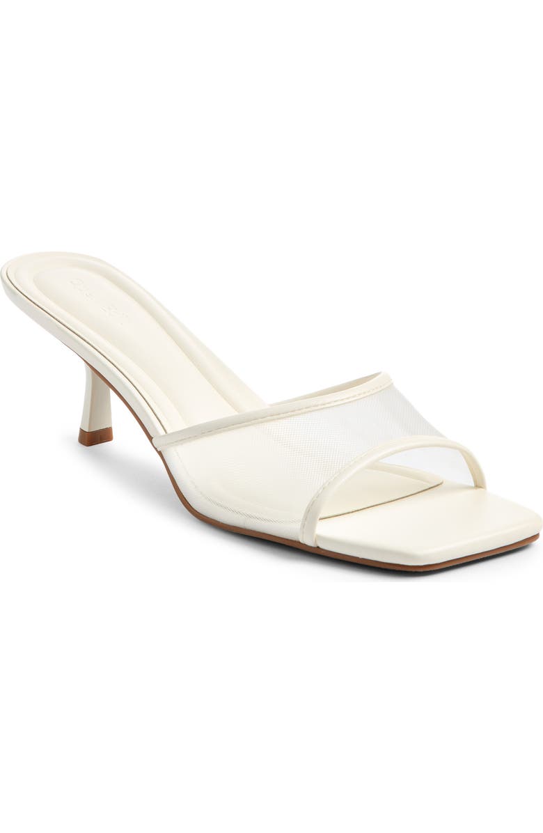 Open Edit Charlie Sandal, Main, color, White Ice