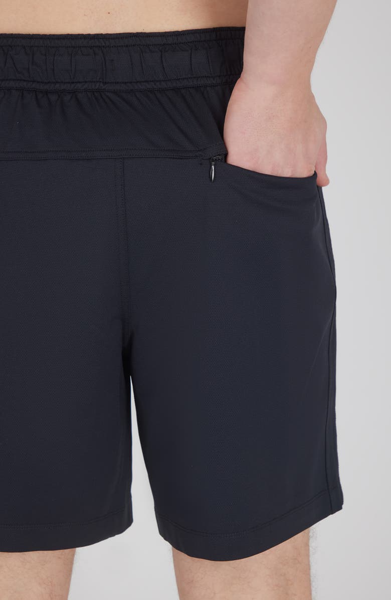 90 DEGREE BY REFLEX Power Piqué Stretch Knit Shorts, Alternate, color,