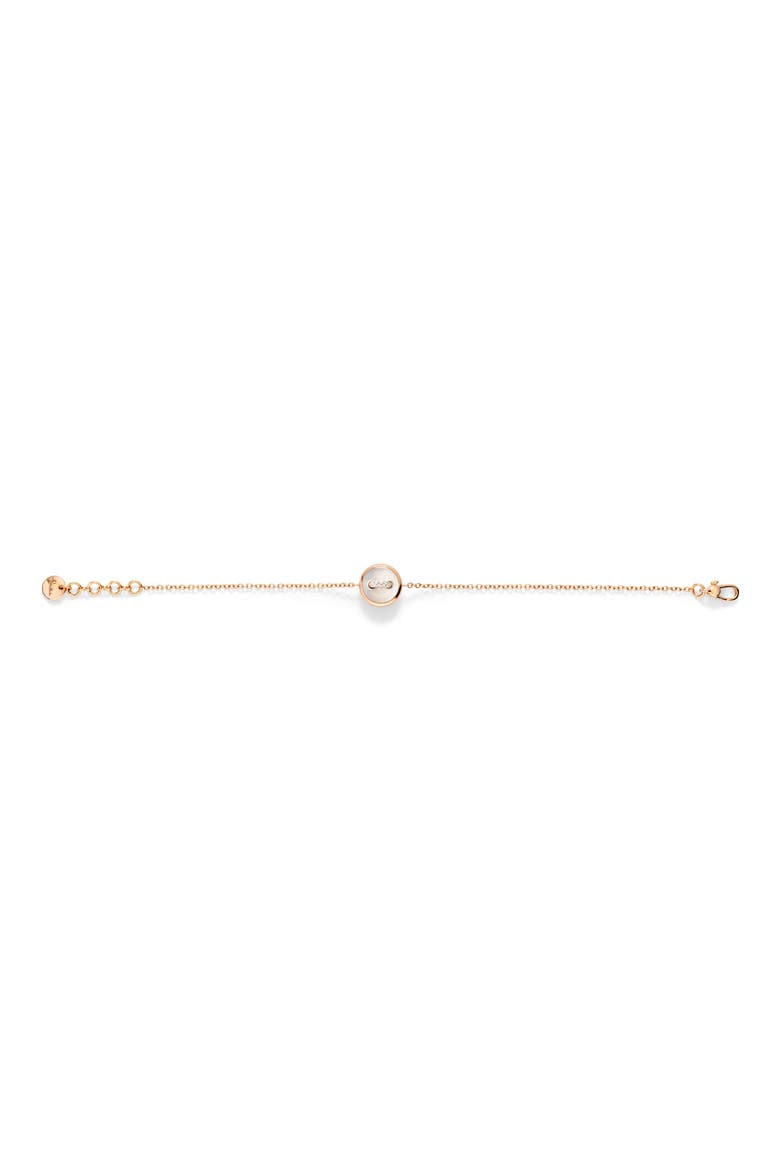Pompom Dot Ring Bracelet, Alternate, color, PEARL